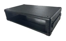 PROCRAFT 2U 12" Deep Rack Case in Black Tolex Wrap - Side Handle Black Hardware