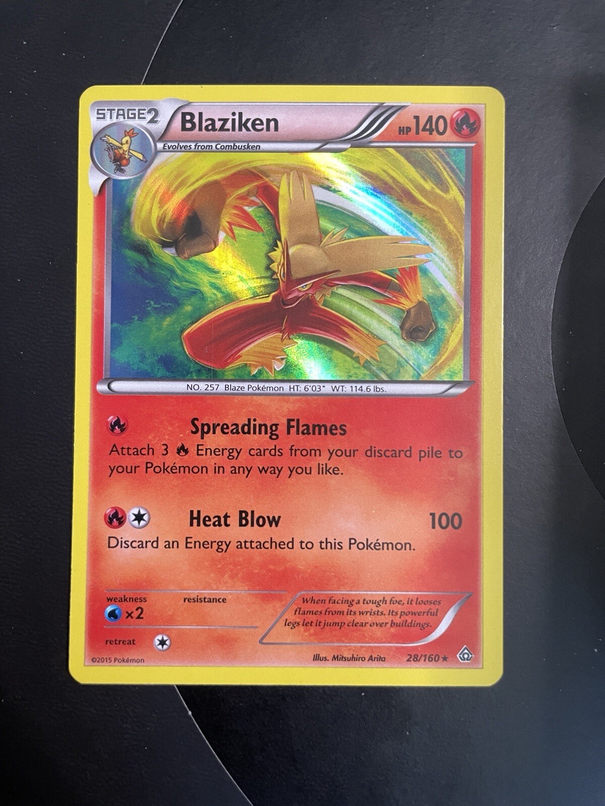 Blaziken - 28/160 - Pokemon TCG Primal Clash XY Holo Rare LP