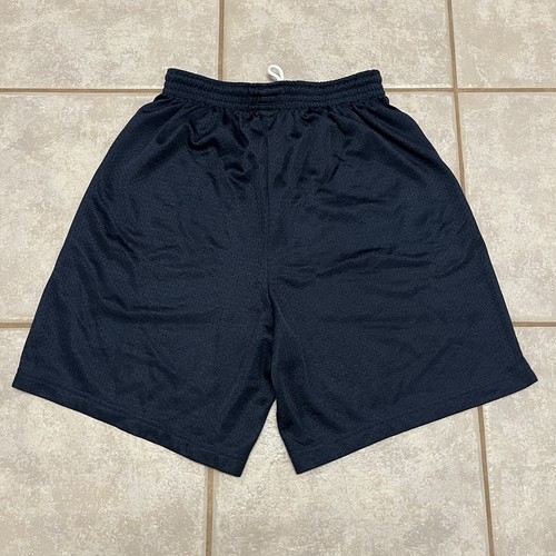 Vintage Champion Notre Dame Navy Blue Mesh Athletic Basketball Shorts Medium - Picture 4 of 4