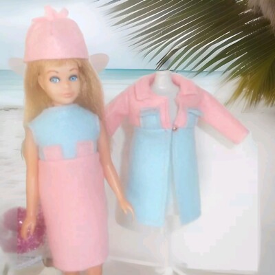 Skipper Pastel Pink Twice As Nice Felt Inspired Handmade Dress Set - No Doll