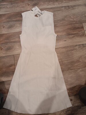 Zara nitted Dress With Cut Out | eBay