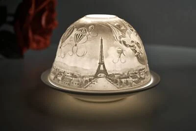 Dome-Light Nr. 30022 Paris - Teelicht Windlicht Dekoration Porzellan Stadt - Bild 1 von 4