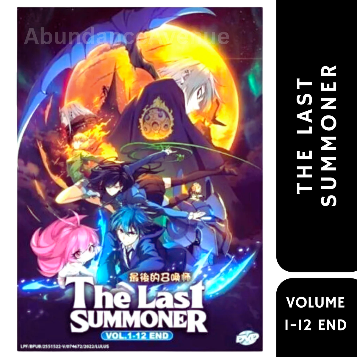 DVD Anime The Last Summoner (Vol. 1-12End) English Subtitle And