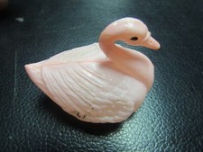 VINTAGE - PINK SWAN - 2 INCHES LONG - CELLULOID - VERY GOOD