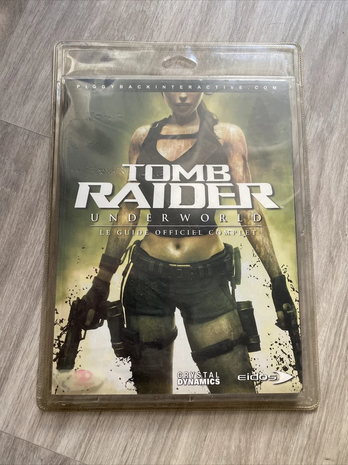 EIDOS Tomb Raider Underworld Guide Offizieller Guide Komplett Ps3 Xbox 360.. Französisch NEU