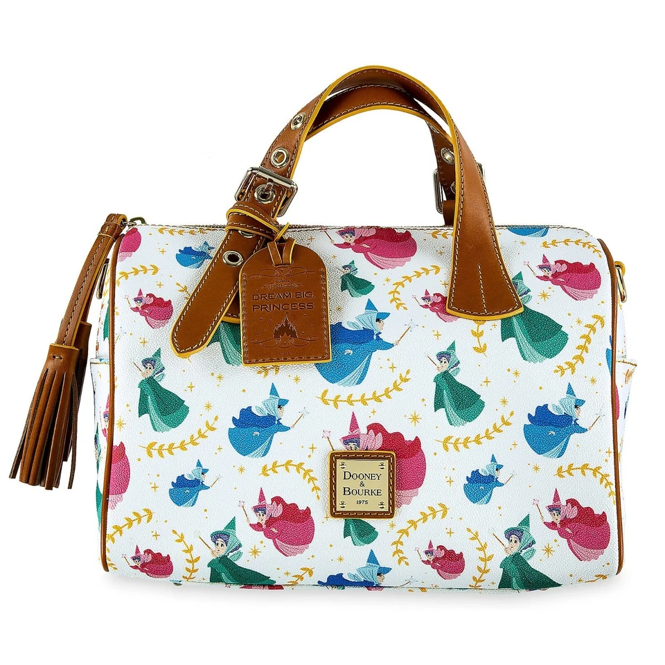 NUEVO Bolso Disney Dooney & Bourke La Bella Durmiente 60ª Flora Fauna Merryweather Foto 3 de 3