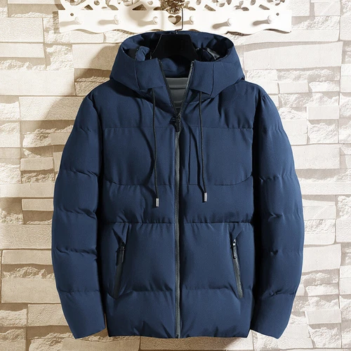 Giubbotto piumino uomo invernale caldo anatra sci neve spesso cappuccio puffer coat trapuntato parka - Foto 13 di 16
