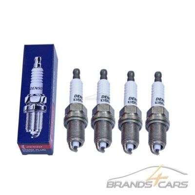 4x DENSO ZÜNDKERZEN NICKEL K16R-U11 31655423