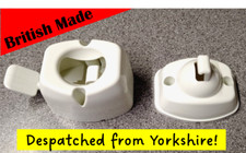 Genuine Coachman Elddis Door Retainer Catch White Plastic Caravan Motorhome CDR1