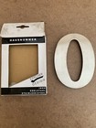 ‘0’ 150mm modern floating house/door numbers  brushed Satin stainless steel 6”
