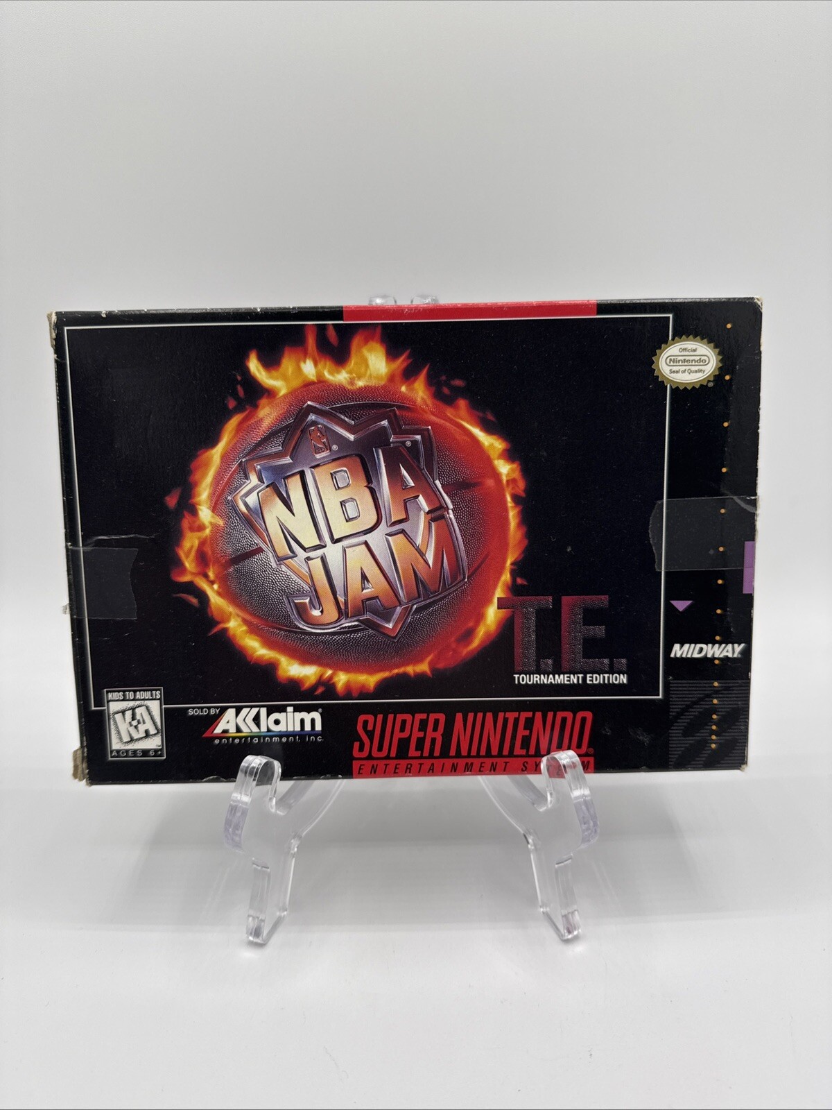 NBA Jam Tournament Edition TE - Super Nintendo - SNES - Caja, Juego, Póster, Etc