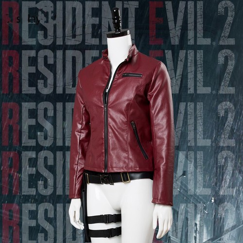 Resident Evil Claire Redfield rote Jacke Cosplay Custome Oberteil Mantel Damen Anzug Cos - Bild 5 von 21