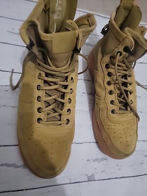 Men Nike Air Force Mid Desert Moss Size 9~ 917753-301