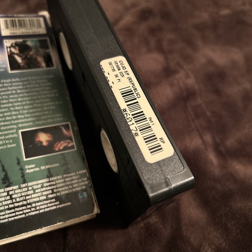 STEPHEN KING Cujo VHS Monstrous Evil Canine Worldvision Video Horror Movie 1983 - Picture 8 of 8