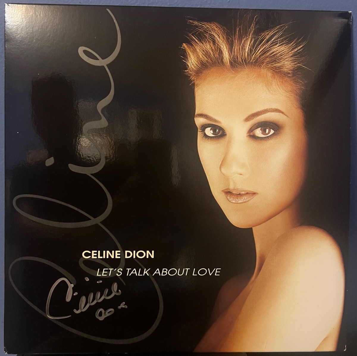 Celine Dion signed Let's Talk About Love 12