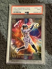 PSA 9 BASEBALL CARD 2021 DIAMOND KINGS AURORA GIANCARLO STANTON NY YANKEES