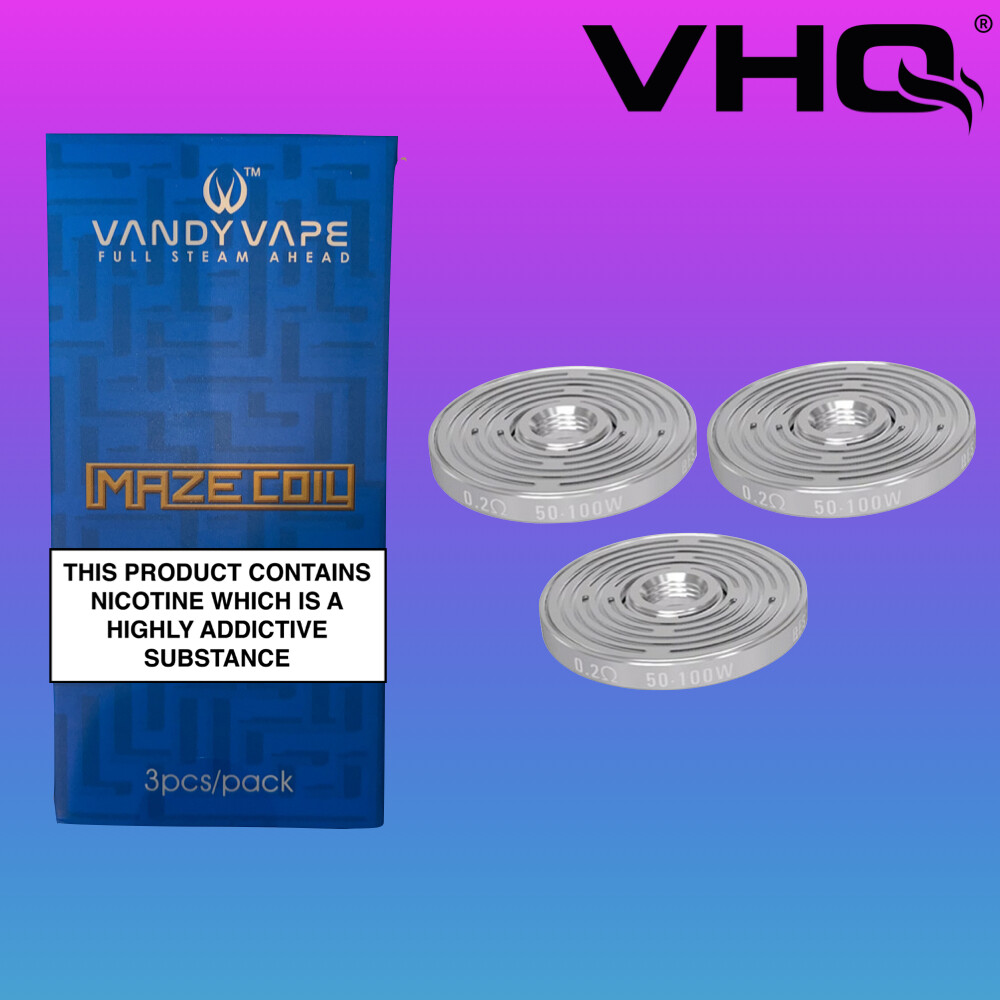 Vandy Vape Maze RDA Coils 0.2Ω Stove Top Coil Design ECig For (2ml