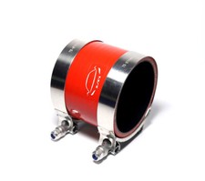 4-ply Reinforced 3 Id Straight Coupler Silicone Hose T Bolt Clamp Red 4-ply Reinforced 3 Id Straight Coupler Silicone Hose T Bolt Clamp Red