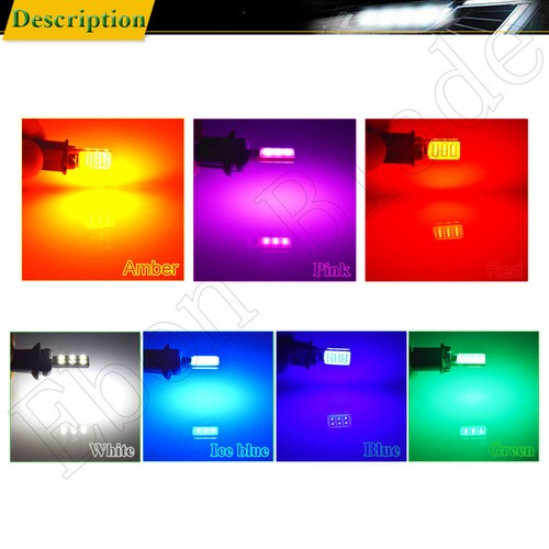 2Pcs T10 194 168 W5W LED Bulbs COB 3W Car Interior Side Wedge Light Lamp 12V DC - Picture 5 of 6