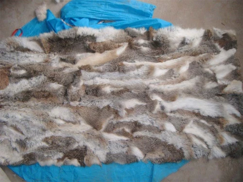 Luxus Echt Kaninchenfell Decke Teppich Echtfelldecke Carpet Kuschelig Geeignet Überwurf - Bild 10 von 10