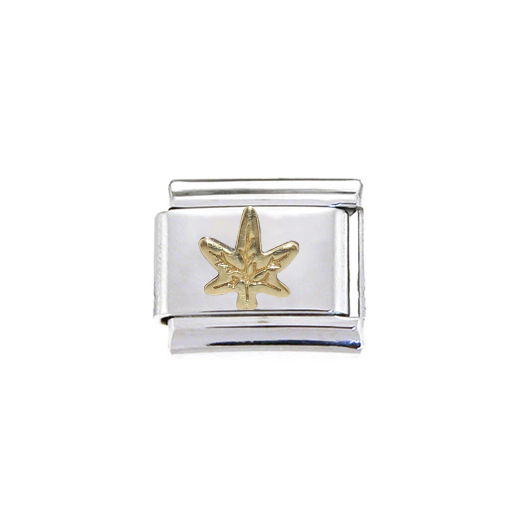 Weed charm shop bracelet