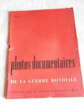 Allied information office WW2 issue booklet Photo documentary world war 2 1940s