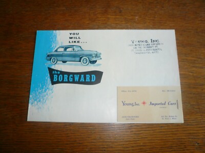  1959 Borgward Sales Brochure- Vintage