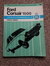 Ford Corsair 1500 1963-1965 Illustrated Car Servicing Book Manual RAC Approved 
