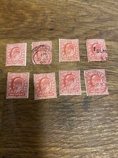 Francobollo One Penny Rosso Usato 08 Ottime Condizioni