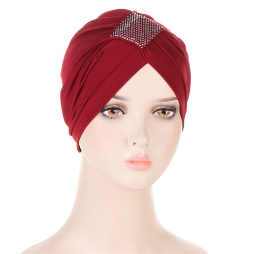 Muslim Women Turban Hijab Hair Loss Bonnet Chemo Cap Hat Beanie Wrap Head Cover - Bild 20 von 27