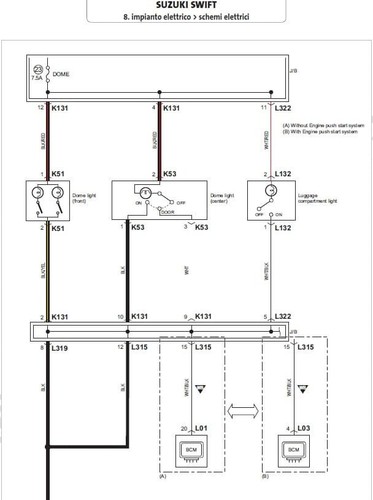 SUZUKI SWIFT 2010/2017 WORKSHOP MANUAL - REPAIR SERVICE - WIRING DIAGRAMS - ITA - Picture 4 of 6