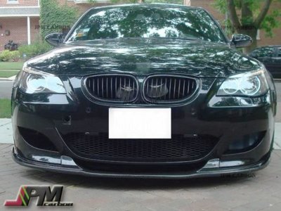 HM Style Carbon Fiber Front Bumper Add on Lip For BMW E60 M5 2004-2010 M5 only
