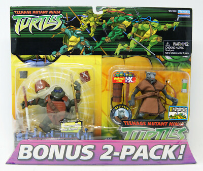 Teenage Mutant Ninja Turtles / TMNT - 2-Pack - Donatello & Splinter - ca. 12cm