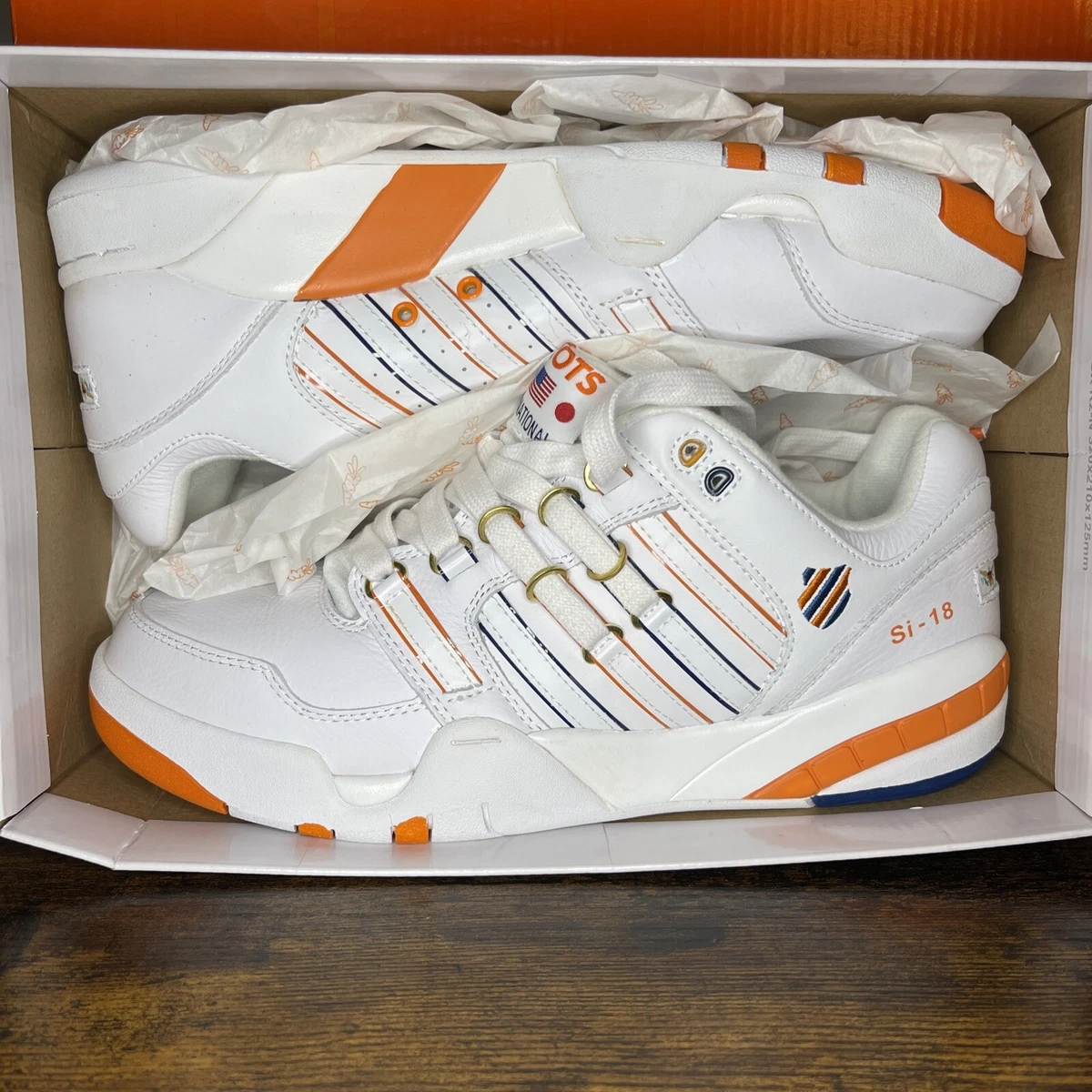 Infrared Captain brie calorie KSWISS Carrots Sneakers Si-18 International White Shoes Mens US 11 EU 44.5 RARE | eBay Infrared Captain brie calorie KSWISS Carrots Sneakers Si-18 International White Shoes Mens US 11 EU 44.5 RARE | eBay