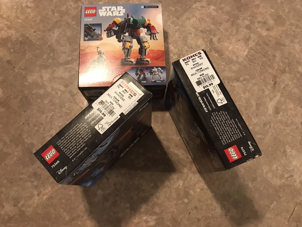 lego star wars set 75369 new Boba Fett Mech 75368 Darth   Star Wars Boba Fett 75369 Darth Vader 75368 & Stormtrooper 75370 - RETIRED! main image 0