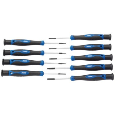 Draper Torx Star Precision Screwdriver Set 9 Piece Soft Grip Handles 28117