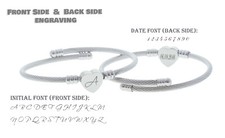 Letter A to Z Initial Name Special Date Bracelet For Valentine's Day Gift