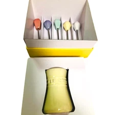 Le Creuset Food Pick Set 5pcs Yellow Pastel USED