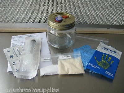 UKMUSHROOMSUPPLIES Magic farm's oyster mushroom liquid culture grow kit (250ml)