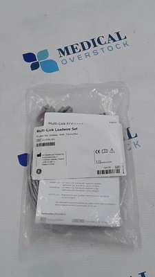 GE Multi Link Leadwire Set 5Ldwr Grabber AHA 29in REF 414556-001