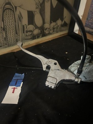 11/16 Pm Style Master Cylinder Brake Old Chrome Patina