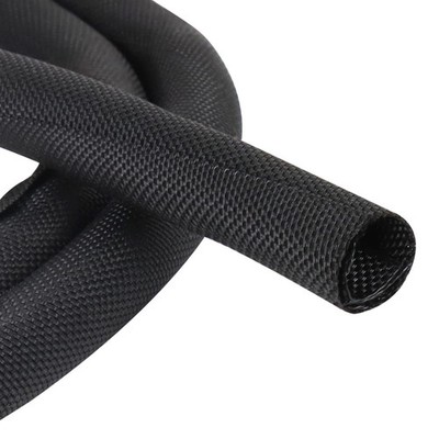 Wire Tubing Cord Protector Braided Self-Wrapping Cable Management Sleeve 1/2''