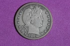 Estate Find 1915 D Barber Quarter Dollar #K60107