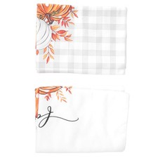 2PCS Fall Kitchen Towels Set of 2 Drying Dishcloth Farmhouse Home Decor I3Z8