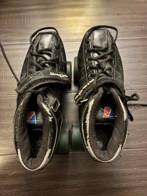 Riedell R3 Cayman Mens Adult Roller Skates Size 10 3 Bearing Needs Replacement