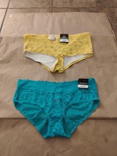 Lot of 2 Pairs of Women's Cute Panties NOBO Brand Size XL 15-17 NWT