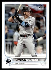 2022 Topps Brian Anderson Miami Marlins #19