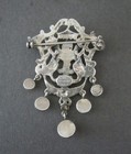Vintage Sterling Peruzzi Florence Brooch/Pin-Renaissance Fleur de Lis Pin-Italy — photo 5