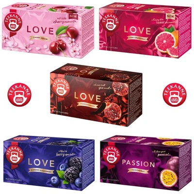TEEKANNE - Big Love Collection - Früchtetee Mix - 5x20 Teebeutel - Bild 1 von 4