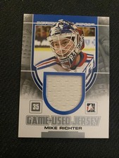 2013-14 ITG Between the Pipes #GUM-46 Mike Richter Game-Used Jersey Silver